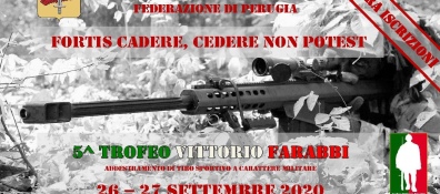 5^ edizione del T V F Trofeo Vittorio Farabbi. Poligono Rigali - Gualdo Tadino – Perugia
