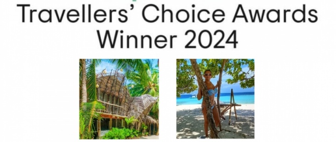 La Boutique house THARI FUSHI MALDIVES è vincitrice del premio Tripadvisor Travellers' Choice Award 2024