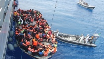 Salvataggio in mare di migranti