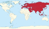 Eurasia in rosso