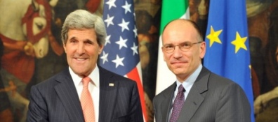 Palazzo Chigi, vertice tra Kerry e Letta su rapporti bilaterali, Siria e Datagate