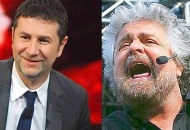 Grillo minaccia Fazio via blog che su Twitter lo prende in giro