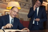 Renzi e Letta insieme al lavoro per la verifica di governo