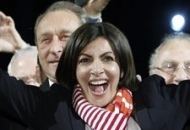 Anne Hidalgo sindaco di Parigi in Francia il primo partito è Ump