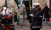 Vigile urbano a lavoro