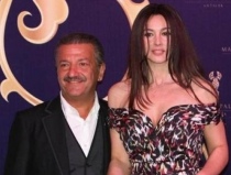 Monica Bellucci con il magnate azero Telman Ismailov