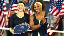 Azarenka e Williams al termine della premiazione