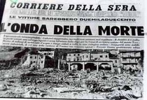 La prima pagina del Corriere della Sera nel giorno della tragedia