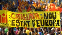 La manifestazione per l'indipendenza catalana