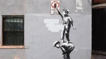 Il murale di Banksy