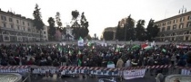 La manifestazione a Roma