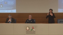 Angelo Borrelli, capo del Dipartimento della Protezione civile, al centro, nel corso della conferenza stampa del 22 marzo 2020