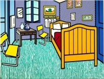 R. Lichtenstein, Bedroom at Arles