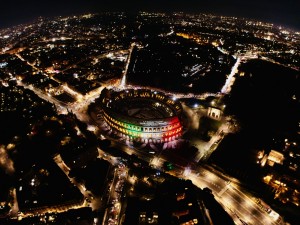 Cucina Italiana Patrimonio Unesco, a Roma è festa al Colosseo illuminato con il Tricolore